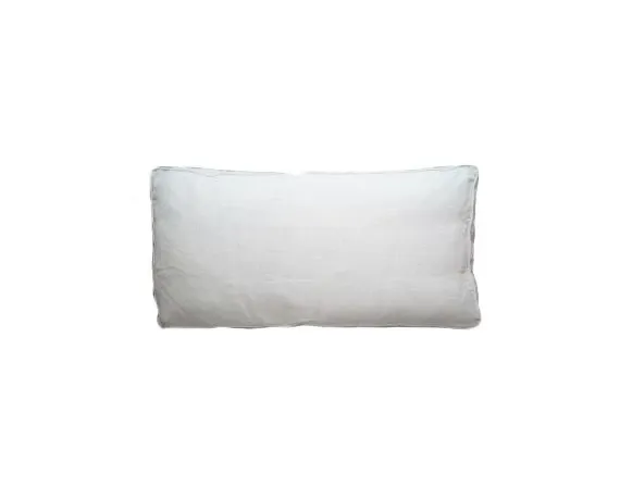 Cuscino Wow in cotone e piuma d'oca (bianco) 