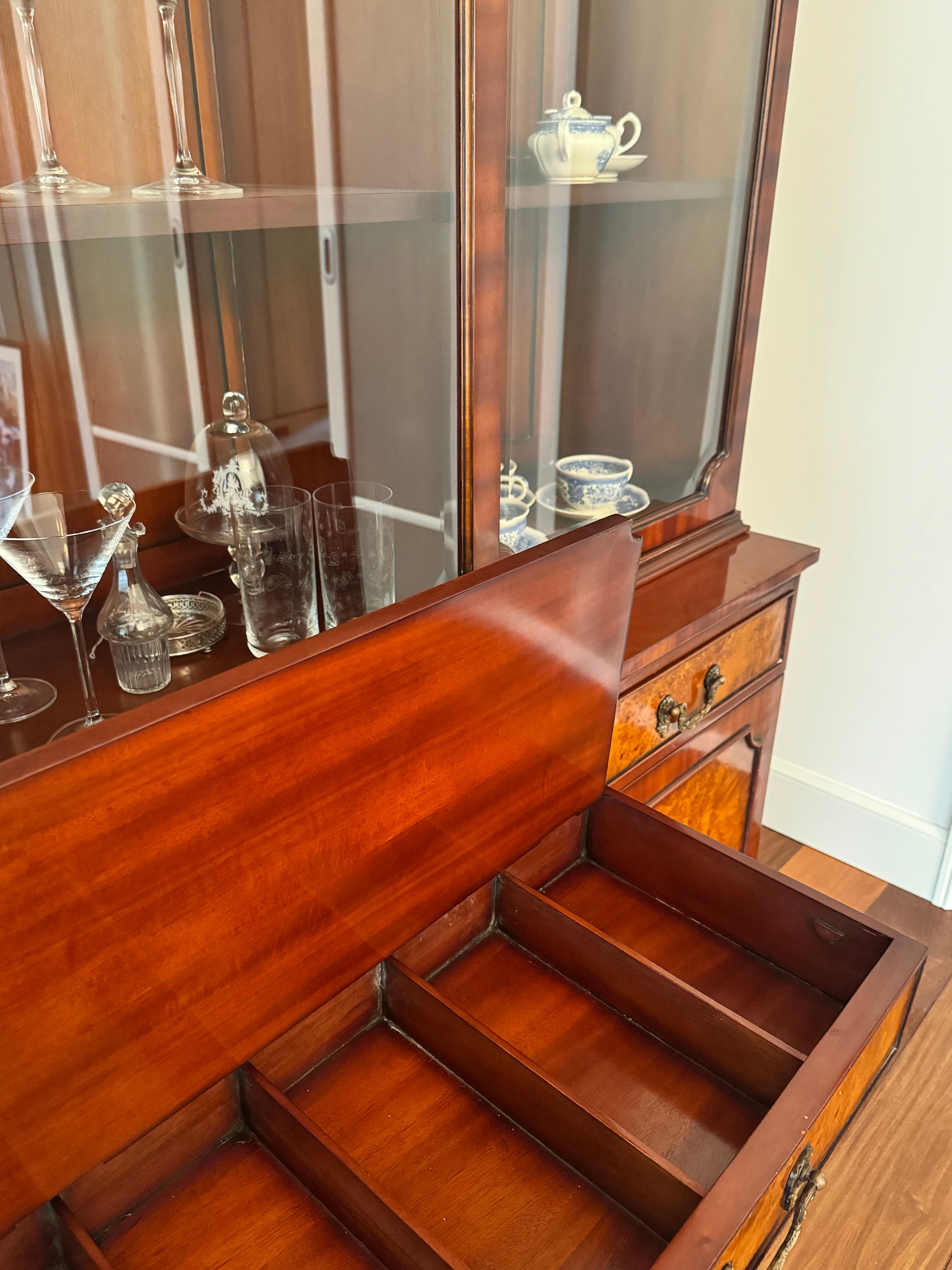 Vintage Mahagoni Holz Sideboard Brand