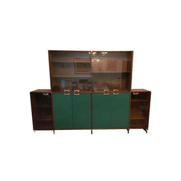 Fitting modular bookcase in mahogany (1960s), Piarotto image