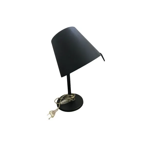 Lampada da tavolo Melampo regolabile in seta (nero), Artemide image