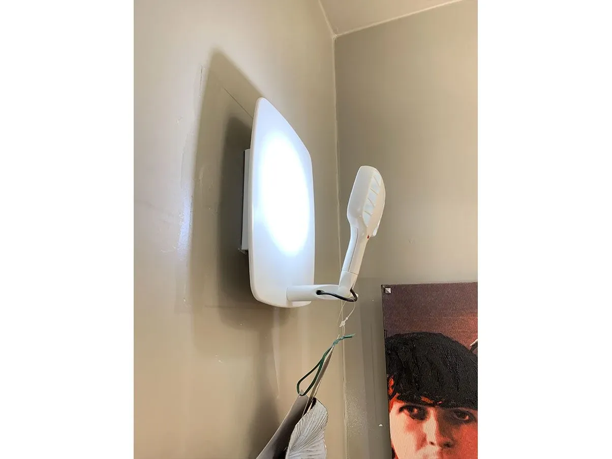 Lampada da parete Otto Watt in alluminio (bianco), Luceplan 