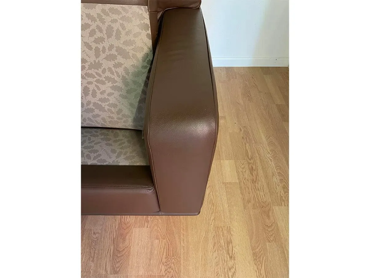 Braunes Ledersofa 1
