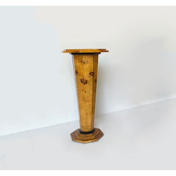 Colonna decorativa di betulla in stile Decò (anni '80), image
