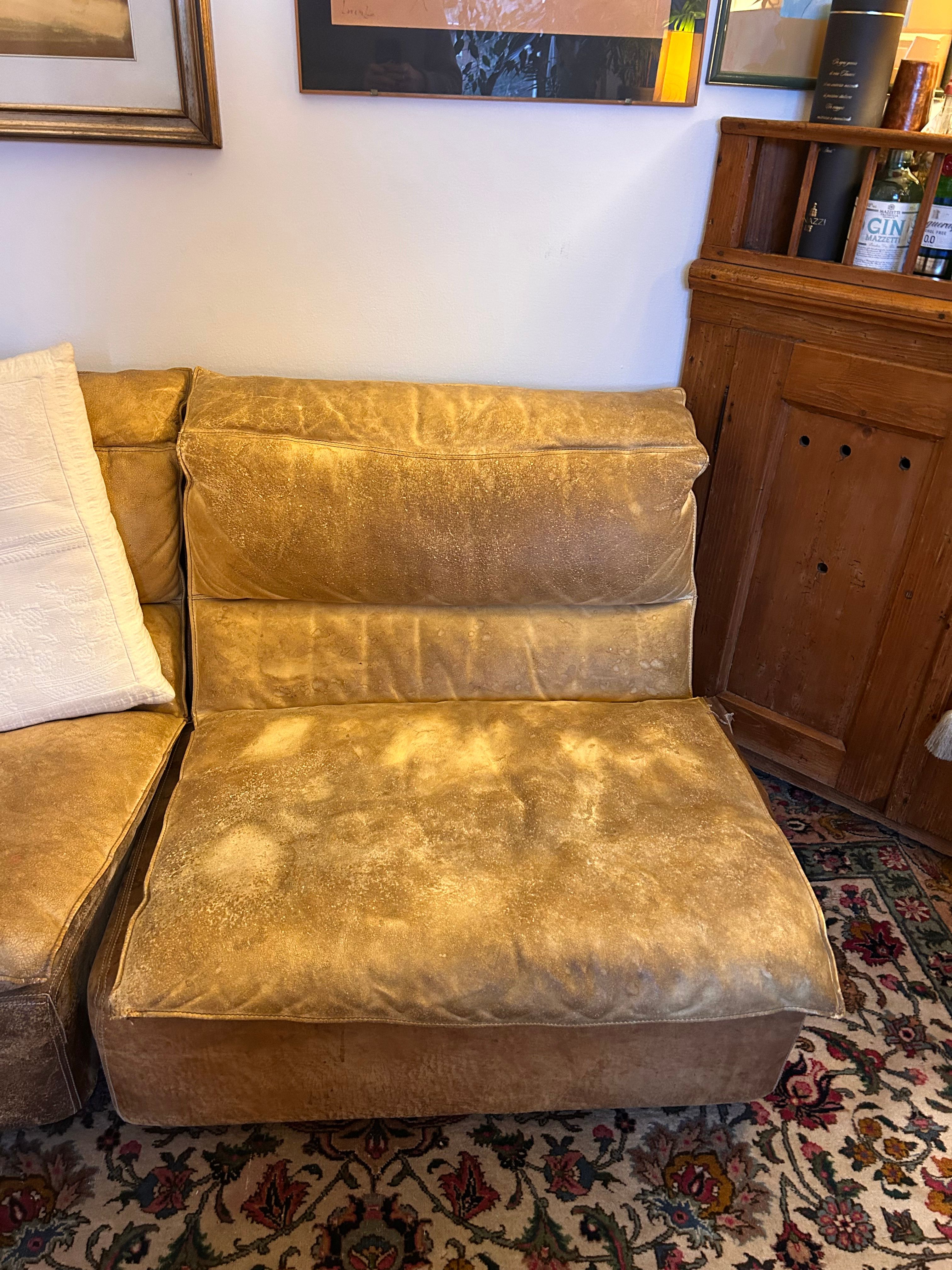 Divano componibile e modulare Bogo (anni '70) Defects