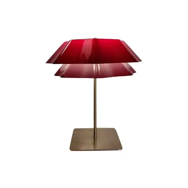 Image of Lampada da tavolo Stars T01 in plastica (rosso), Antonangeli