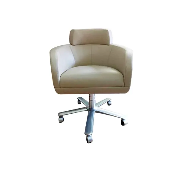 Poltrona Scriptor Selectus in pelle (beige), Giorgetti image