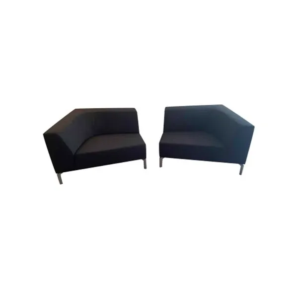 Set of 2 Tangram fabric sofas, Interstuhl image