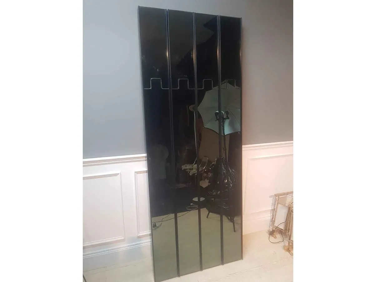 Set 4 appendiabiti a specchio Gronda in vetro (anni '70) 1