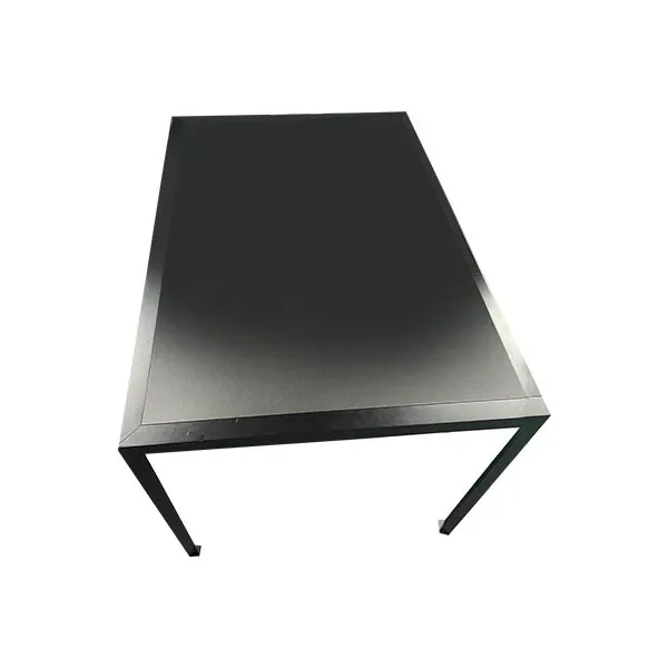 Rectangular table in metal (black), Zeus Noto 