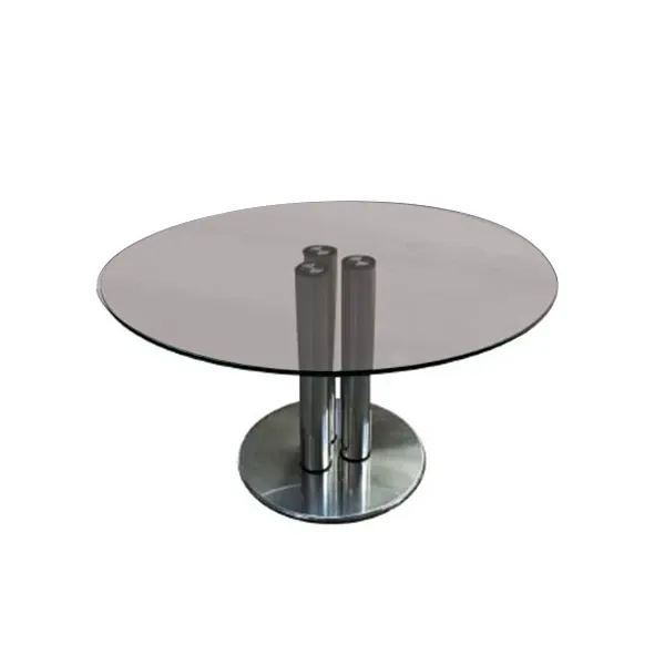 Marcuso 2532 round crystal table (1970s), Zanotta image