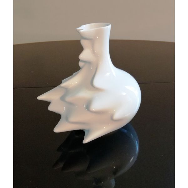 Vaso Fast in ceramica bianca di Cedric Ragot, Rosenthal image