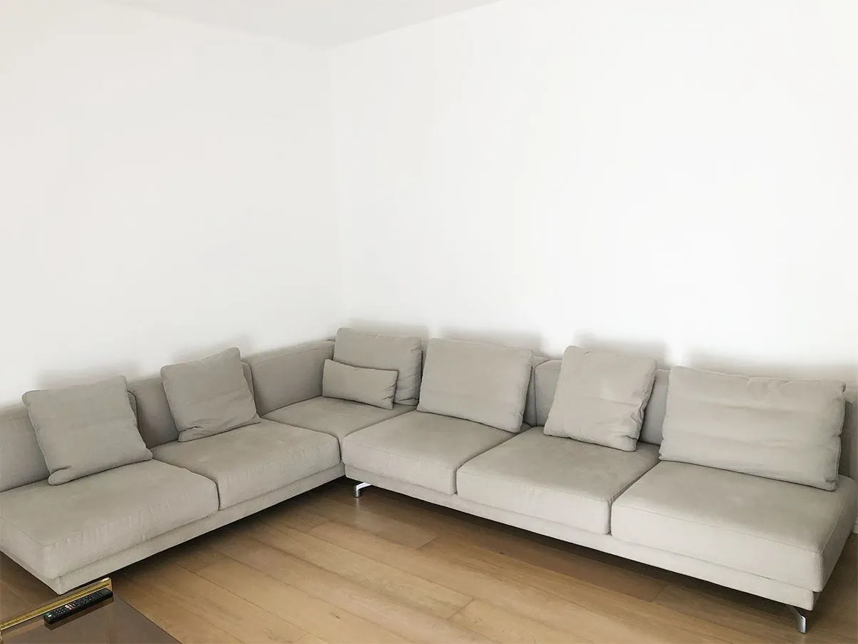 Dude modular sofa in fabric (2 separable modules) 1