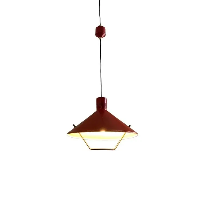 Red sliding lamp mod. 1125 5