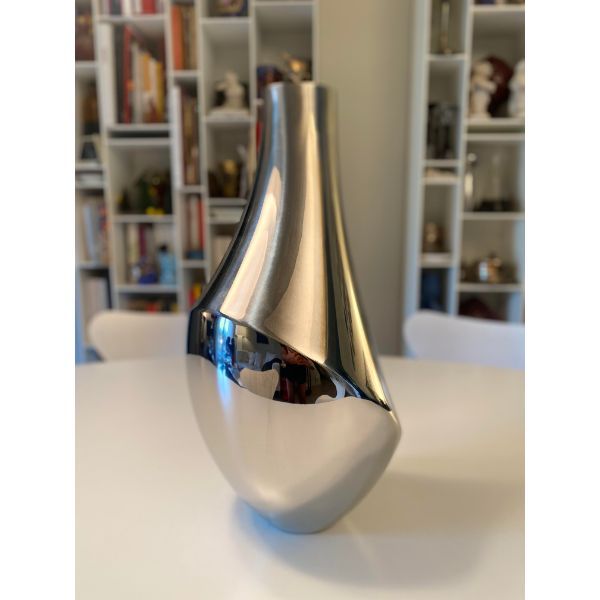 Flora steel vase by Todd Bracher, Georg Jensen image