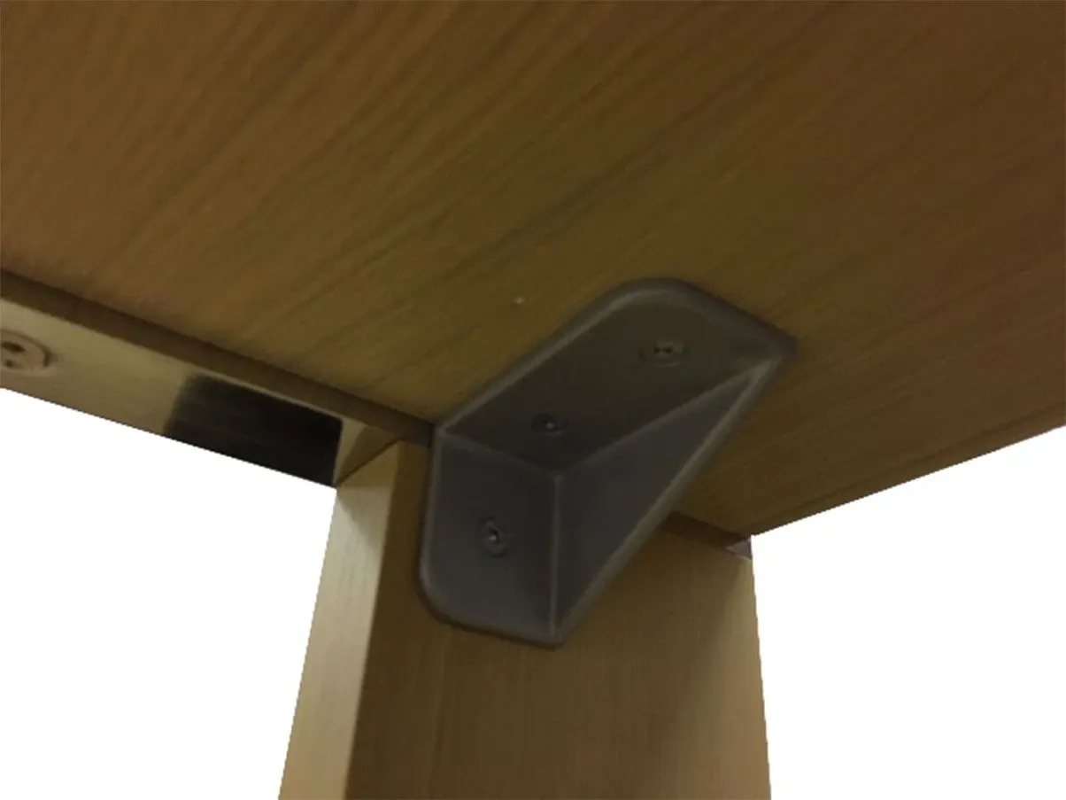 Mesa cuadrada Fratino de madera de roble blanqueado 2