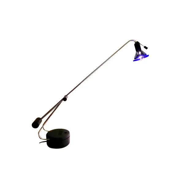 Lambada table lamp steel and glass (blue), La Murrina image