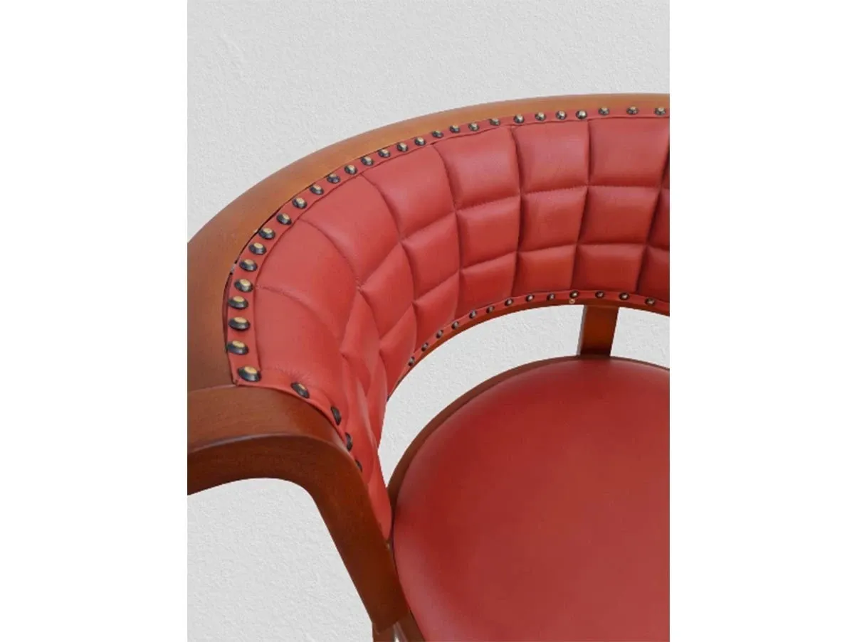 Set of 2 wooden armchairs by Marcel Kammerer 7