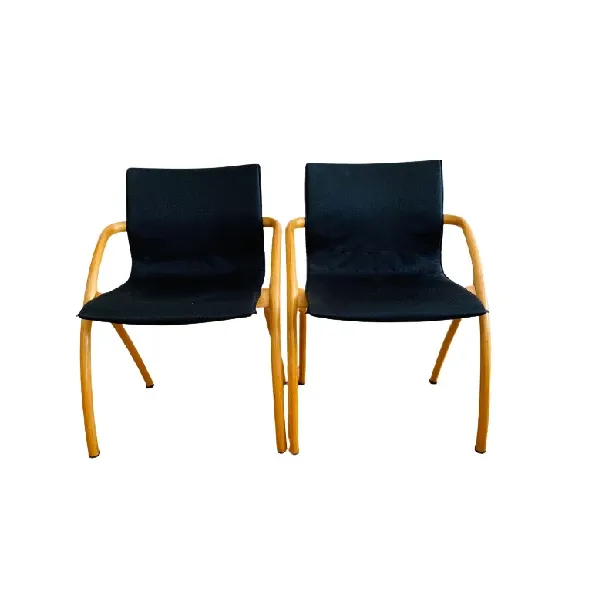 Set of 2 vintage 89FP chairs with armrests (1980s), Thonet image