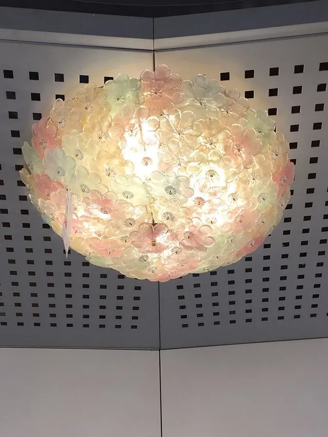Flora 50 crystal ceiling lamp 2
