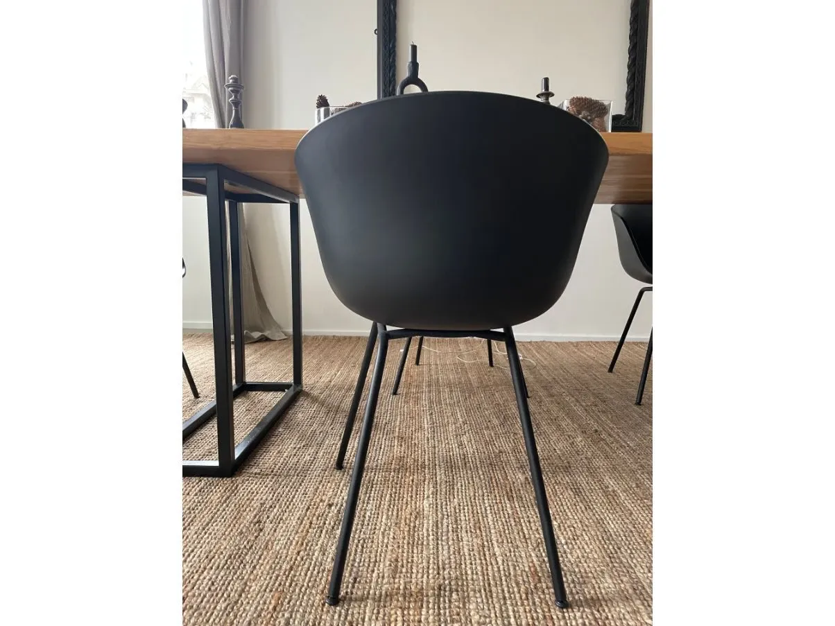 Set 4 sedie About A Chair nere, HAY 3