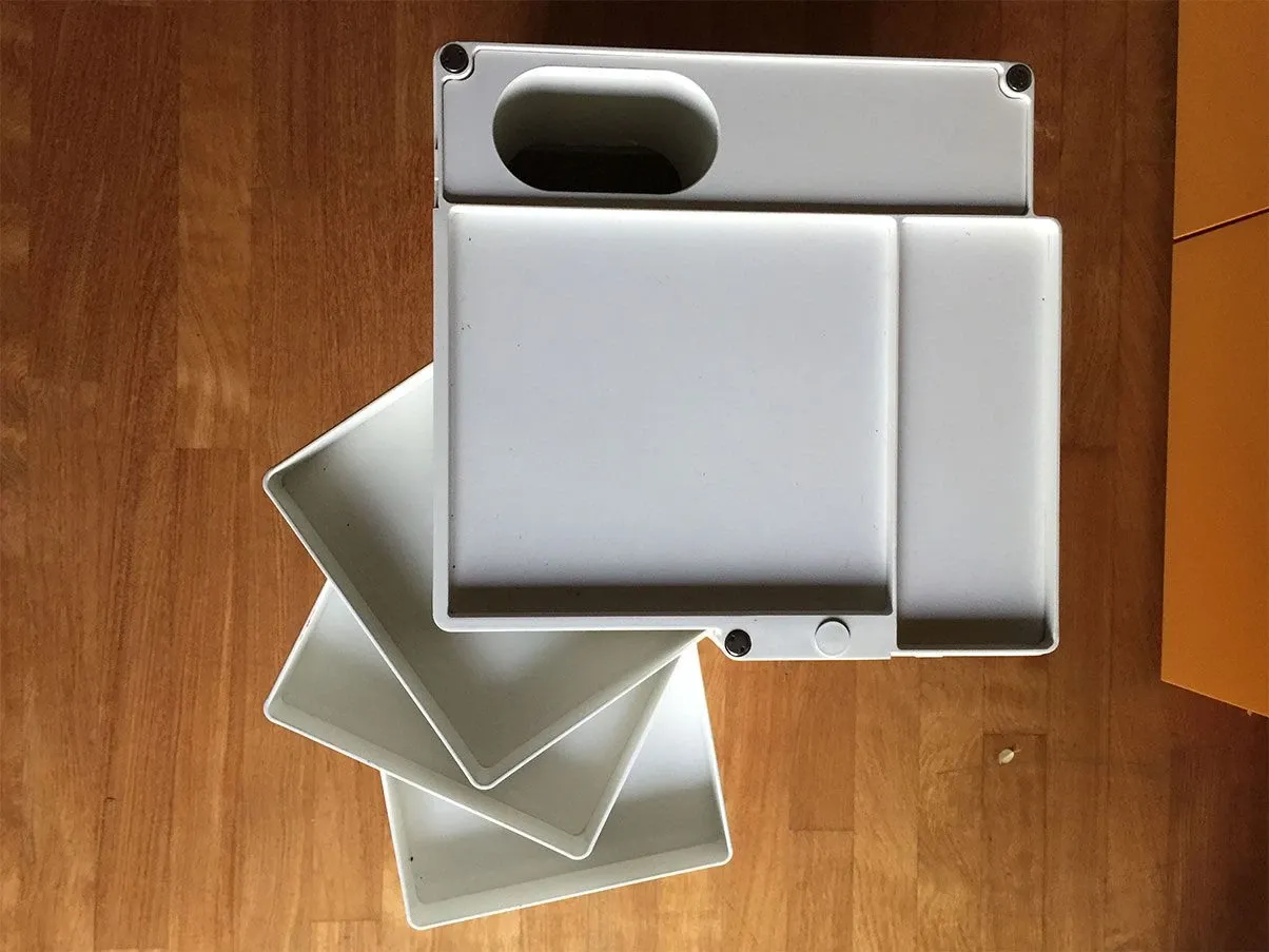 Carrello iconico Boby in materiale plastico (bianco), Bieffe 4