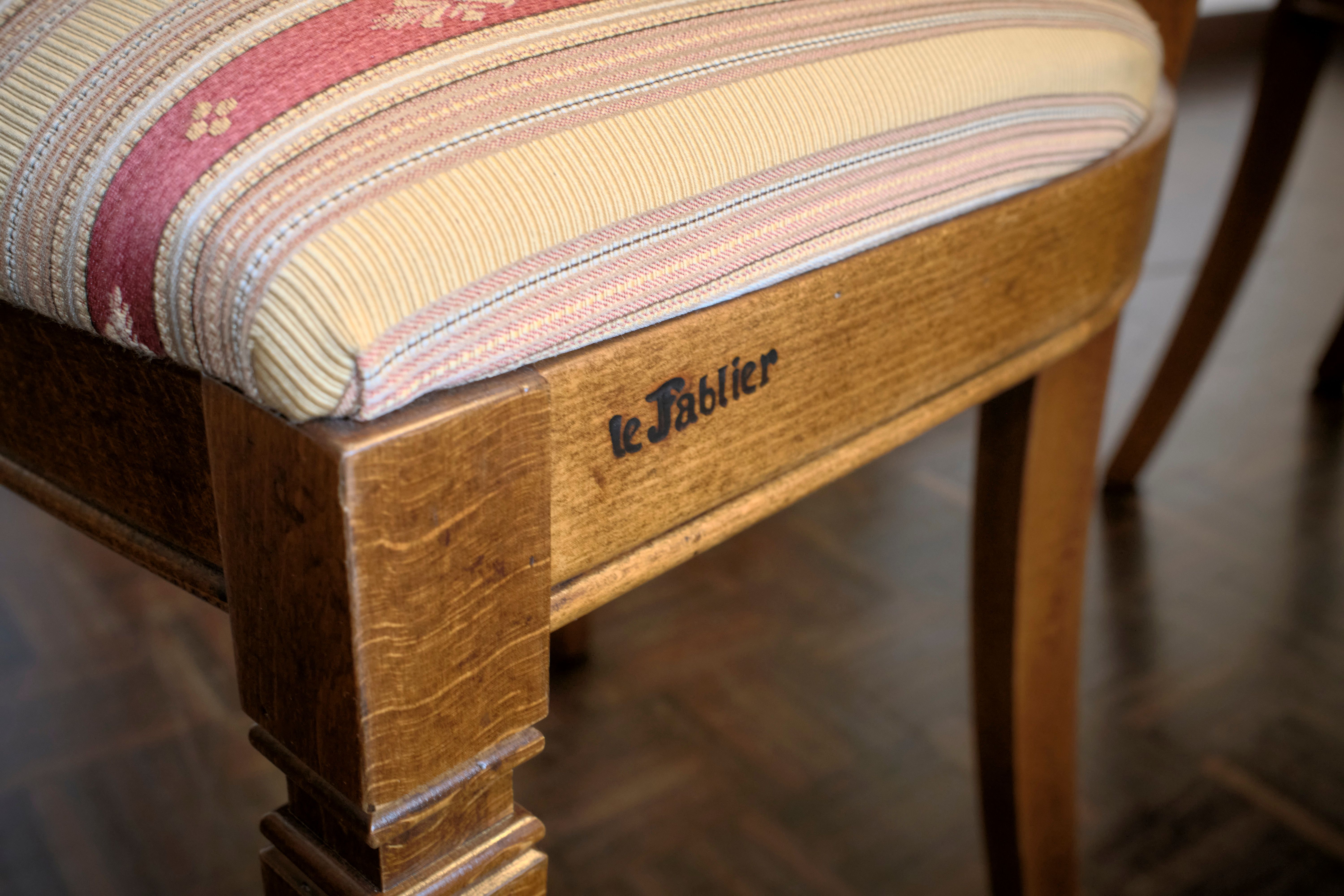 Juego de 6 sillas Violetta de madera de cerezo Brand