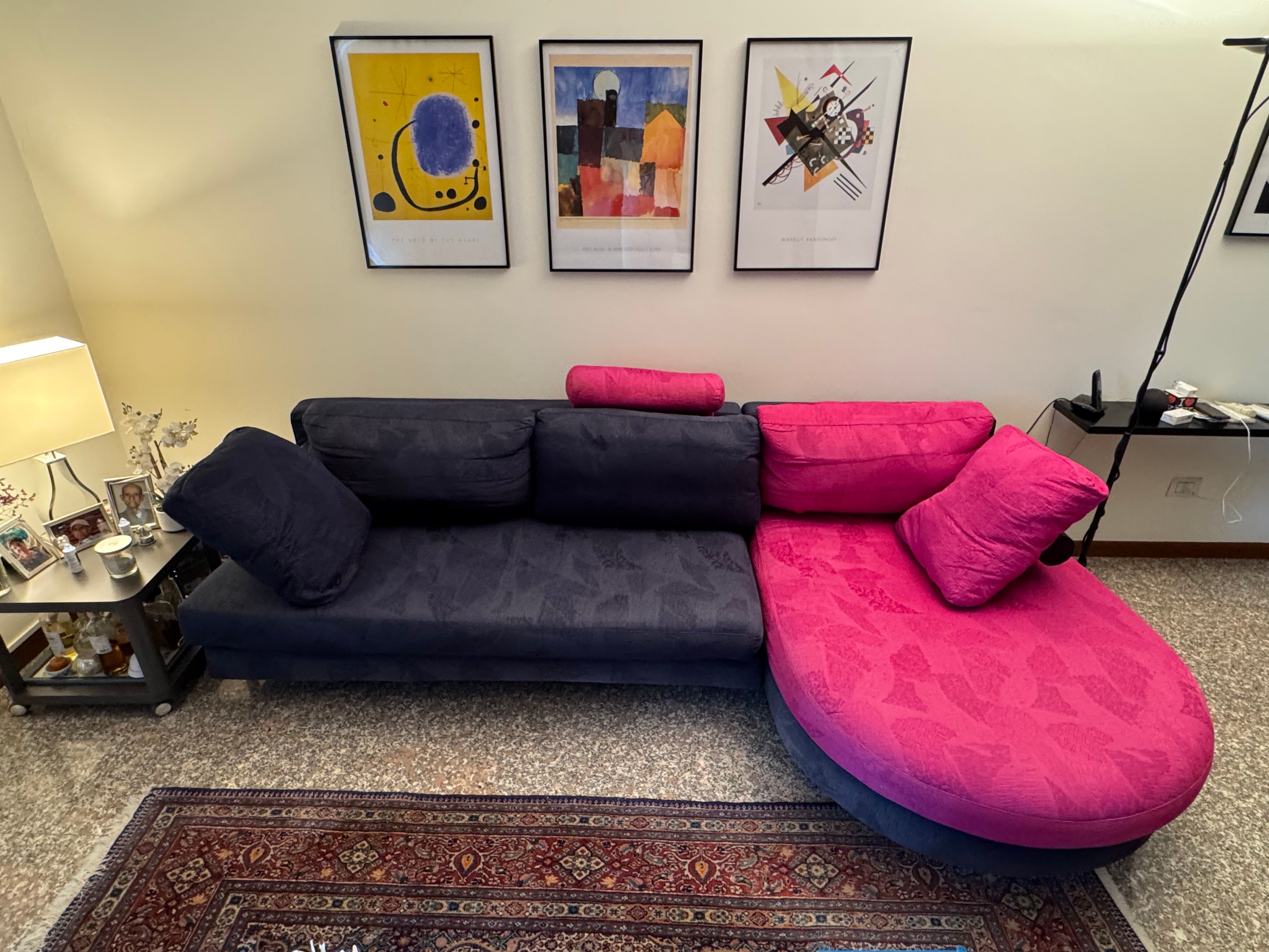 Sity Modular Fabric Sofa by Antonio Citterio (1980s) Front