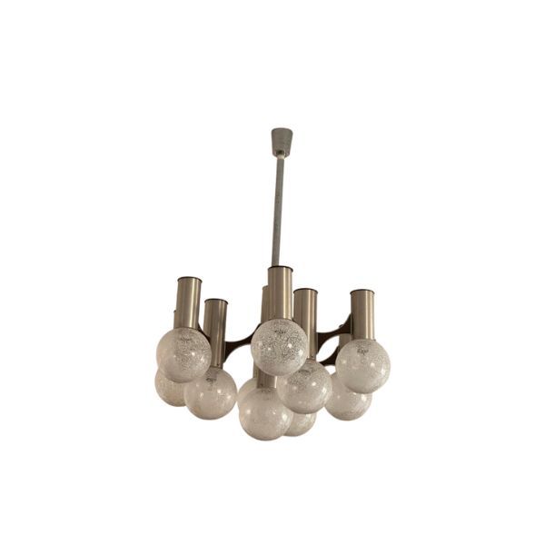 Chandelier by Gaetano Sciolari (70s), Sciolari image