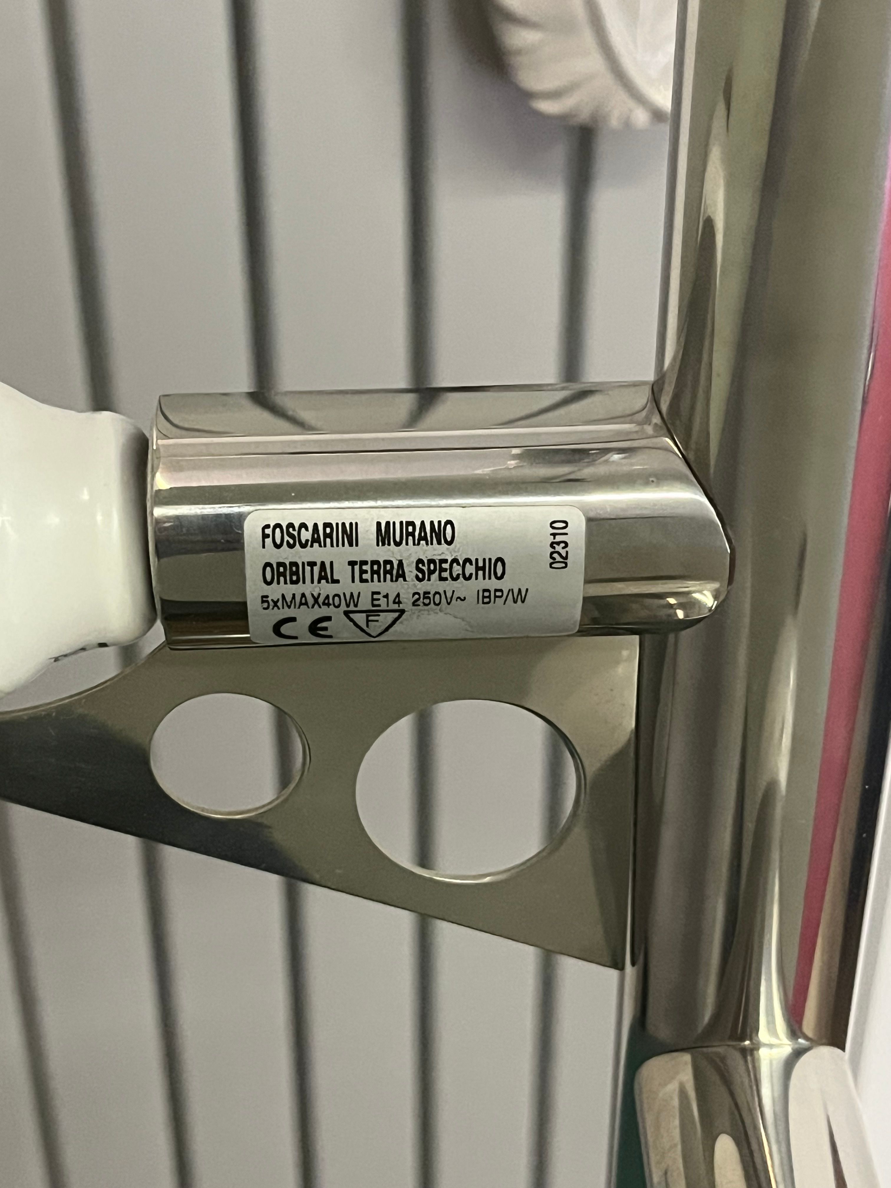 Orbital vloerlamp met spiegel van Ferruccio Laviani Brand