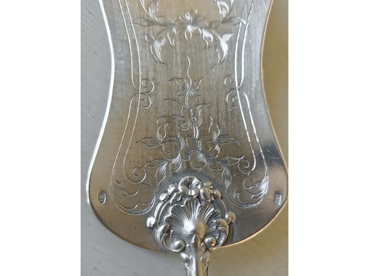 Silver Cake Server (19th Century) Front