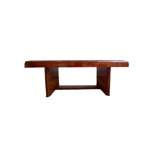 Vintage Art Decò style rectangular table in solid wood image