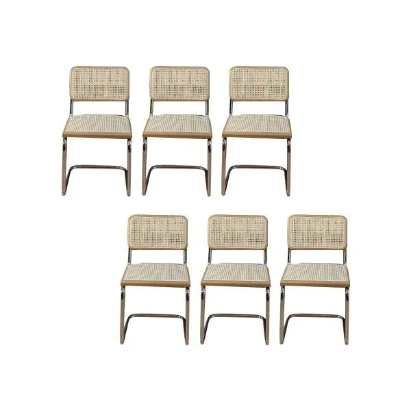 Set of 6 vintage Cesca chairs (1990s), MDF Italia image
