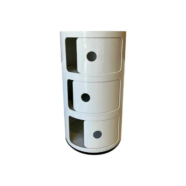 Modular plastic container (white), Kartell image