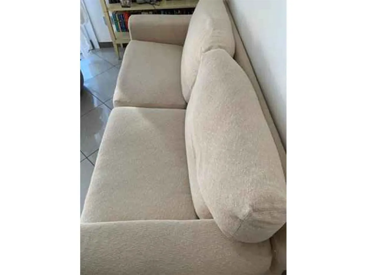Divano 3 posti in tessuto sfoderabile (beige), Moroso 4