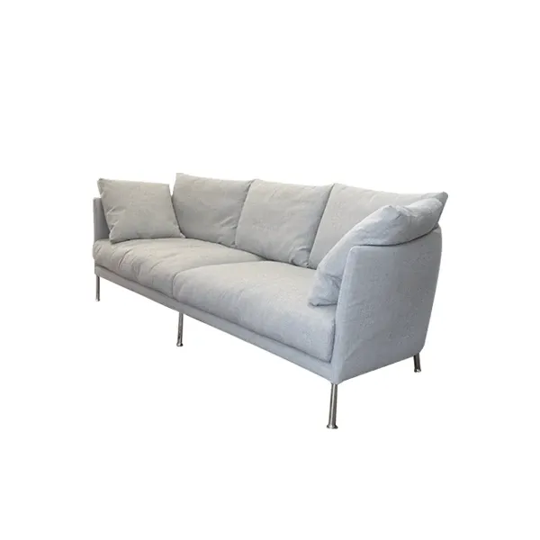 Curve 3-seater sofa by Piero Lissoni (grey), Living Divani image