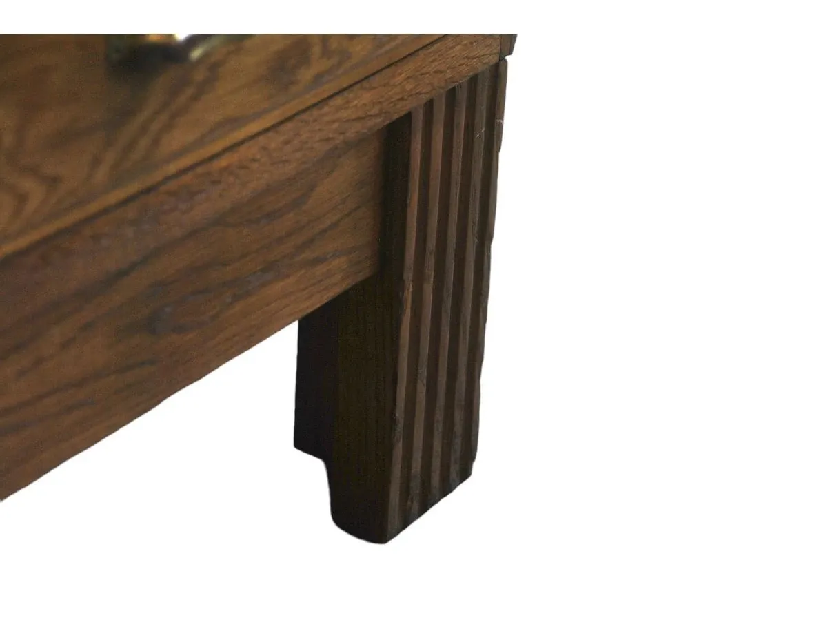 Cassettiera vintage in legno e vetro (anni '50), Shopfittings Manchester 6