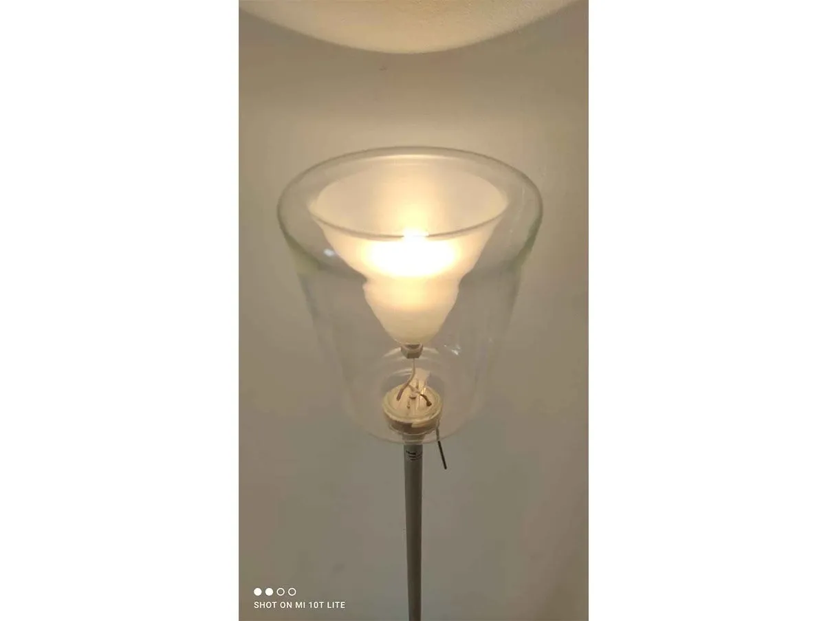 Lanterna floor lamp in glass 7