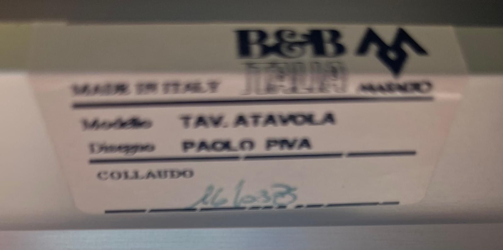 Tavolo da pranzo allungabile Atavola di Paolo Piva (anni '80) Details