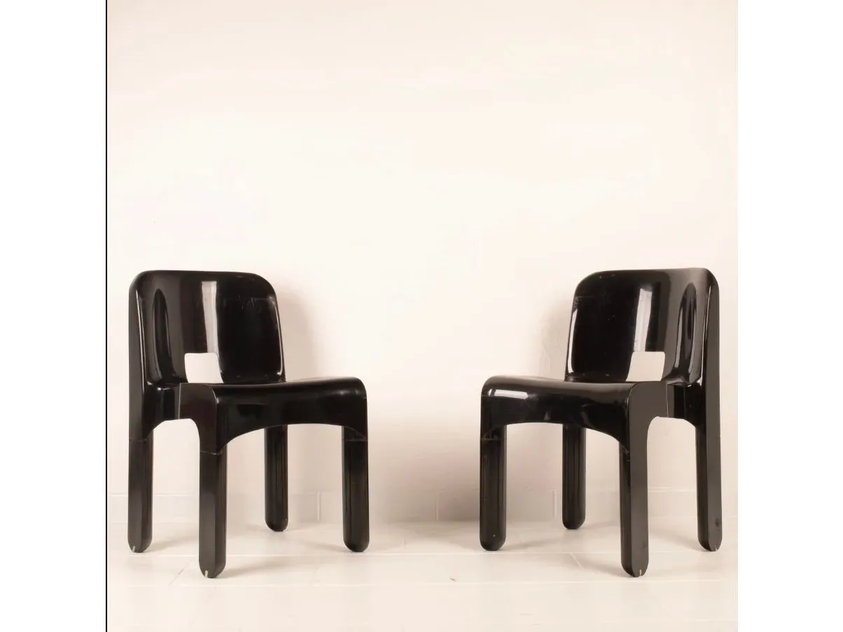 Set of 2 vintage Universal chairs by Joe Colombo (1960s), Kartell image