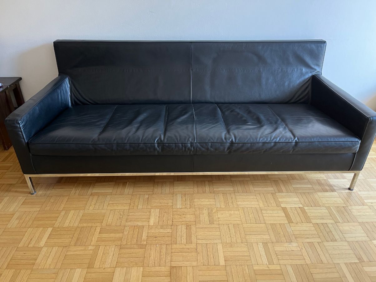 Divano 3 posti Bohemien colore nero Front