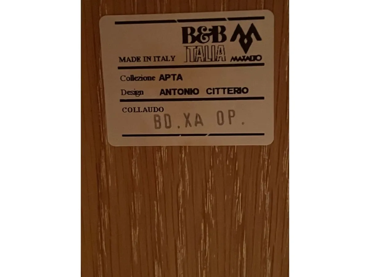 Tavolo rettangolare Apta in legno di rovere, B&B Italia 4