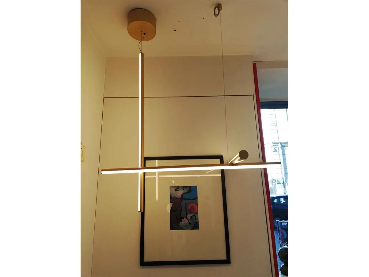 Lampada a sospensione Coordinates S1 in alluminio, Flos 2