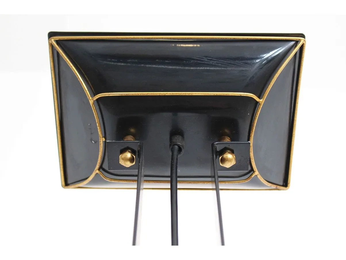 Metal floor lamp (black) 2