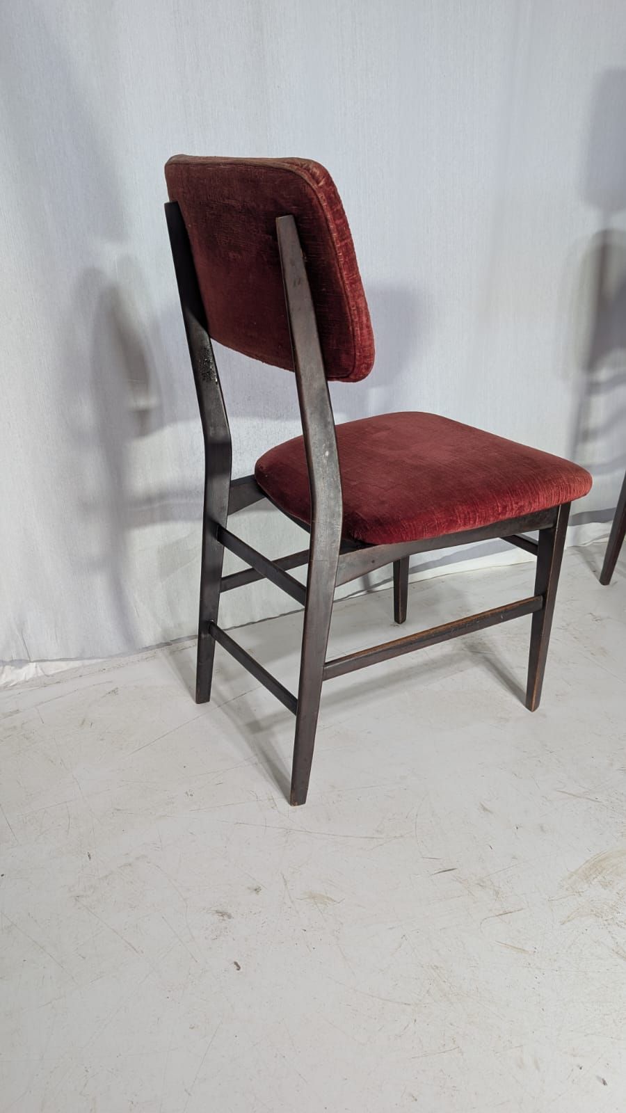 Set aus 6 Vittorio Dassi Stühlen (1950er Jahre) Defects