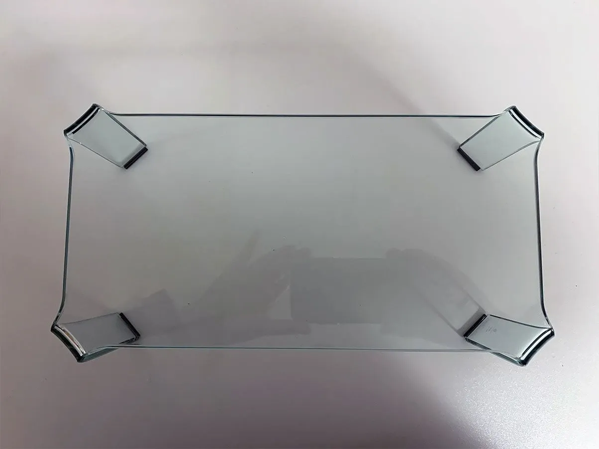 Ragno Mini Collection coffee table in curved glass, Fiam 5