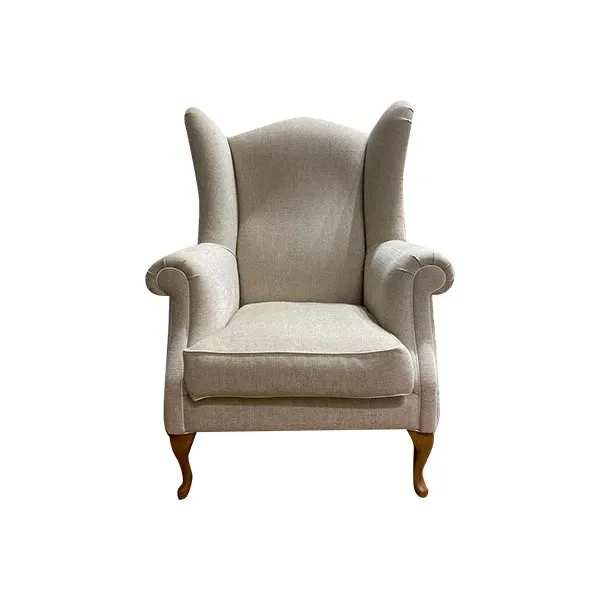 Pia classic armchair in fabric (beige), Mantellassi 1926 image