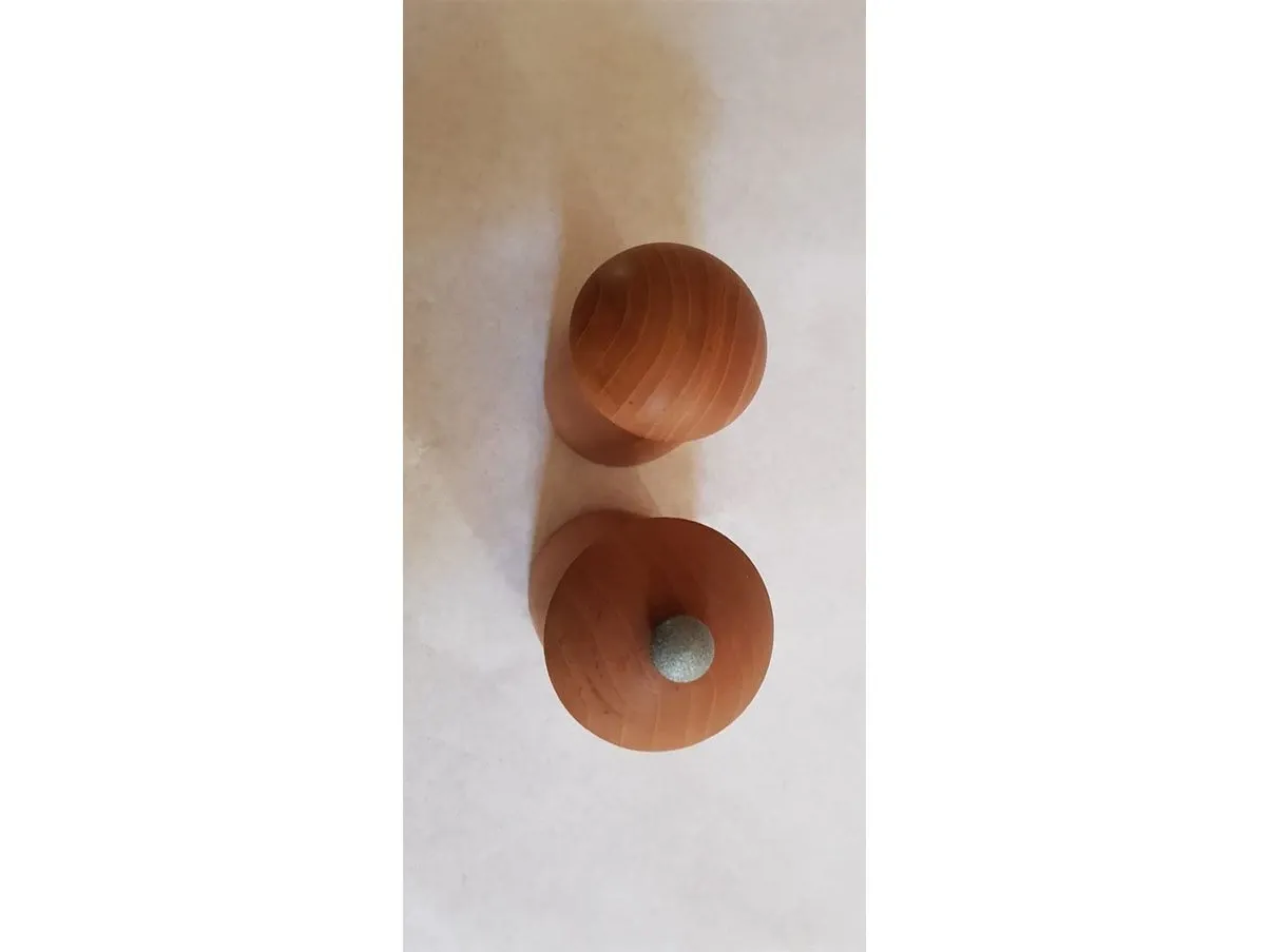 Set macina pepe e spargisale in legno di melo, Alessi 