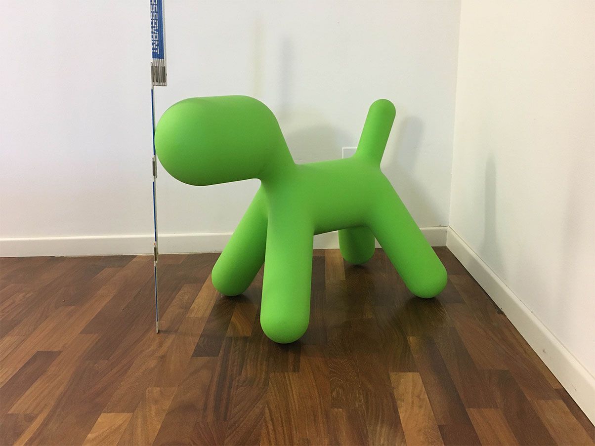 Sgabello per bambini Puppy Large (verde), Magis