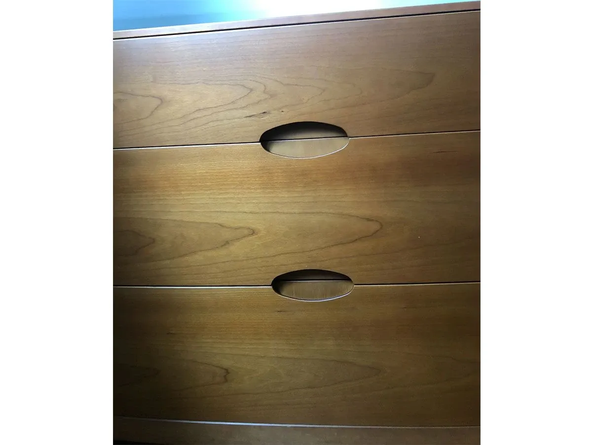 Cassettiera bombata con 6 cassetti in legno (marrone), FIMES 3