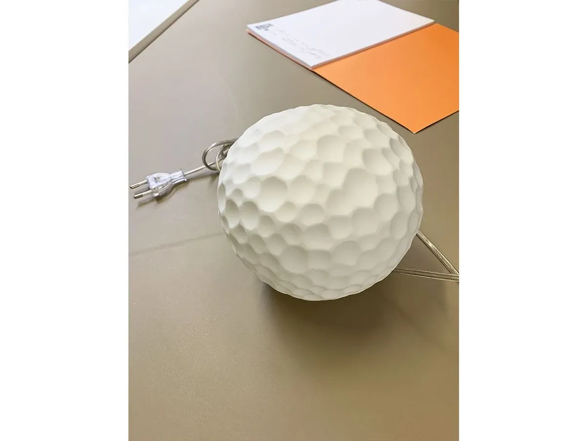 Meteorite 15 table lamp in glass (white), Artemide 3